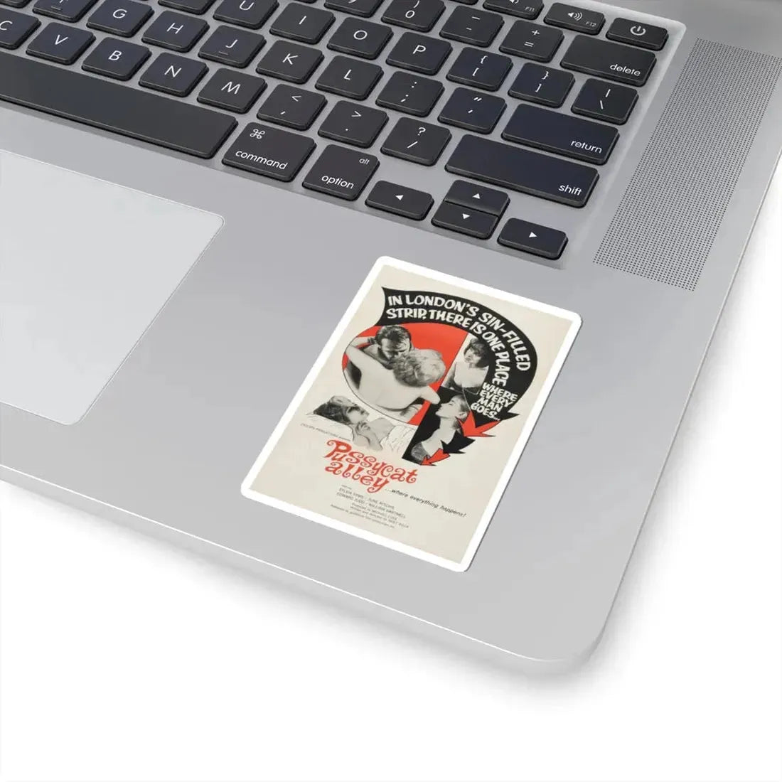 PUSSYCAT ALLEY 1965 Movie Poster - STICKER Vinyl Kiss-Cut Decal - The Sticker Space