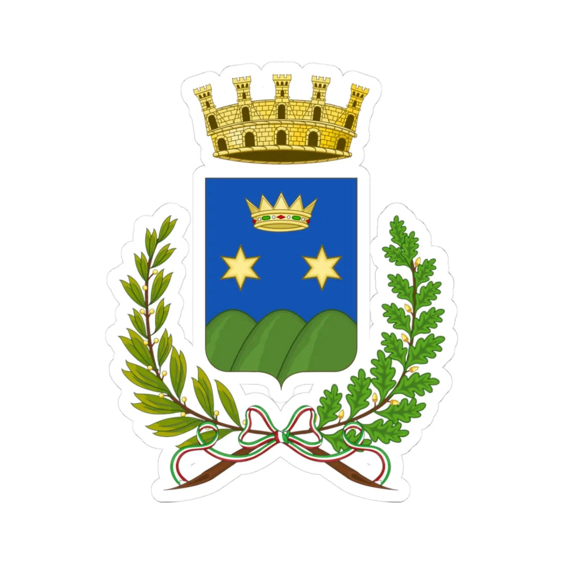 Putignano-Stemma (Italy) (Coat of Arms) STICKER Vinyl Kiss-Cut Decal - The Sticker Space