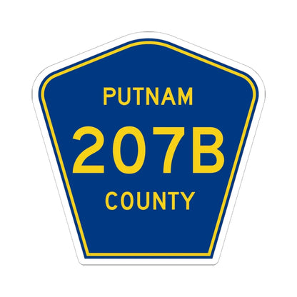 Putnam County 207B (Florida) (Road Sign) STICKER Vinyl Kiss-Cut Decal 6 Inch White - The Sticker Space