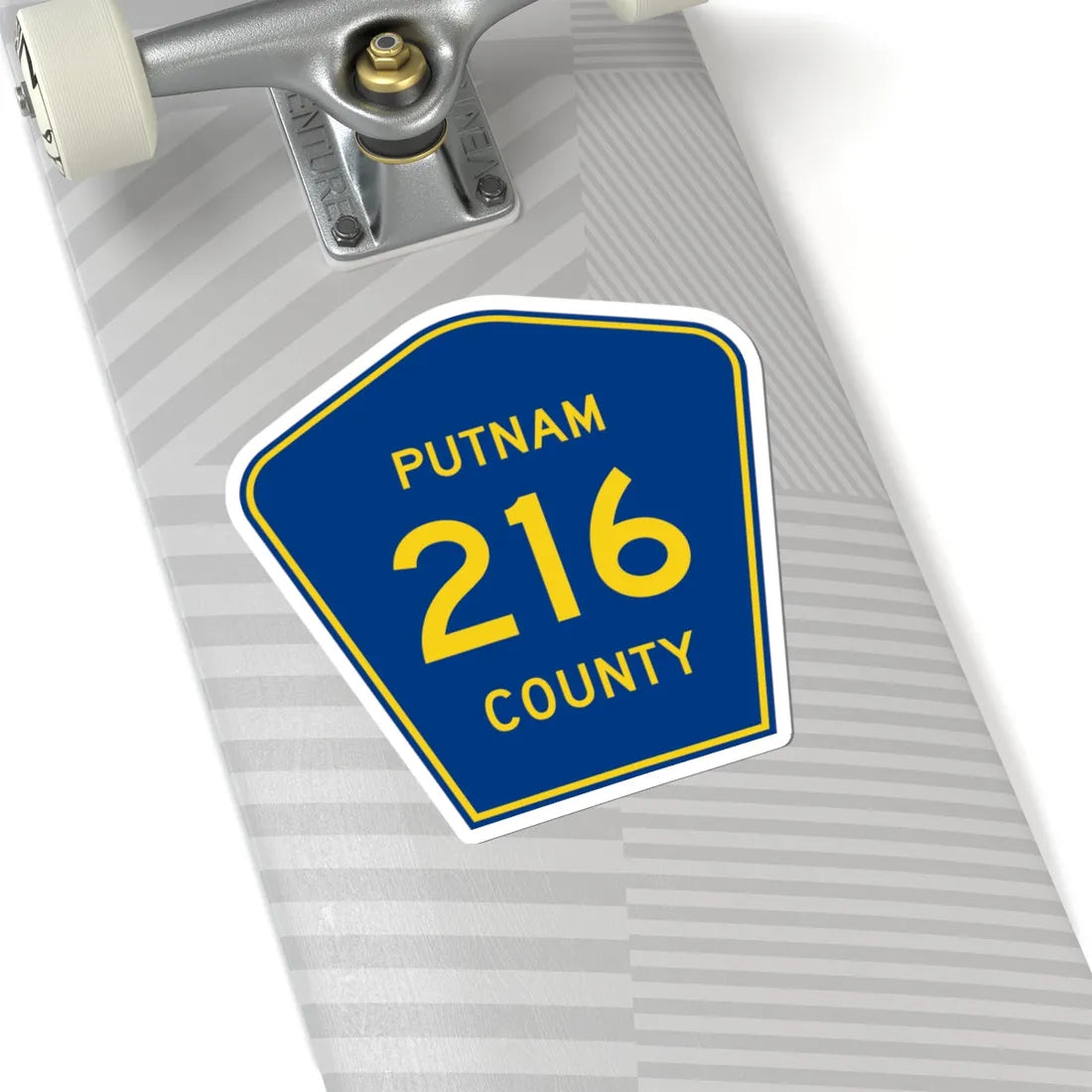Putnam County 216 (Florida) (Road Sign) STICKER Vinyl Kiss-Cut Decal - The Sticker Space