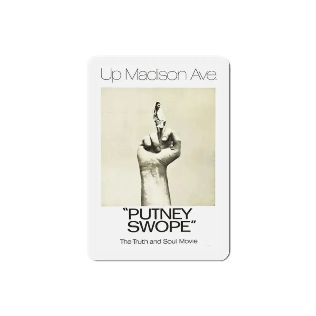 Putney Swope 1969 Movie Poster Refrigerator Magnet 2 Inch - The Sticker Space