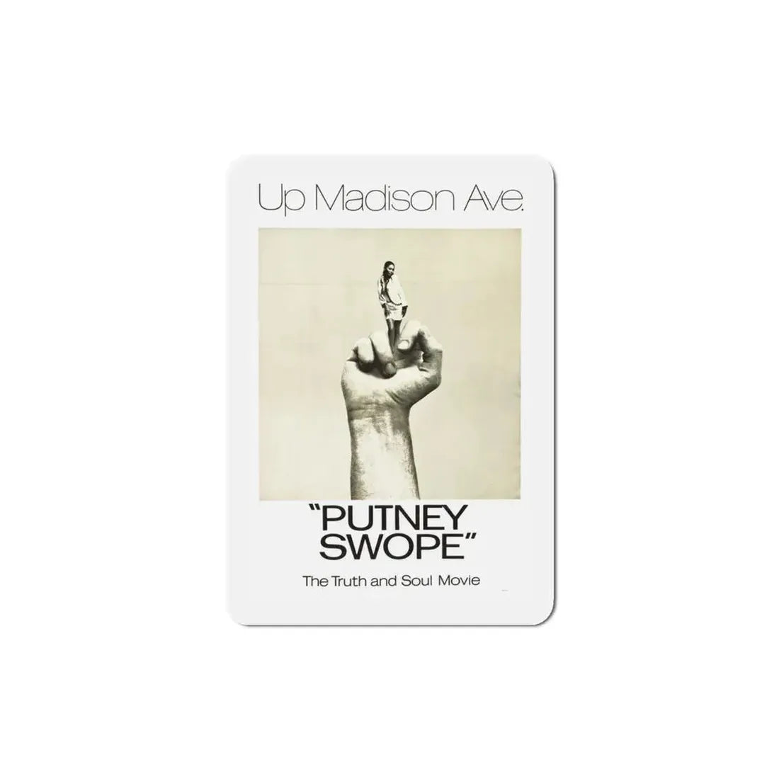 Putney Swope 1969 Movie Poster Refrigerator Magnet 4 Inch - The Sticker Space