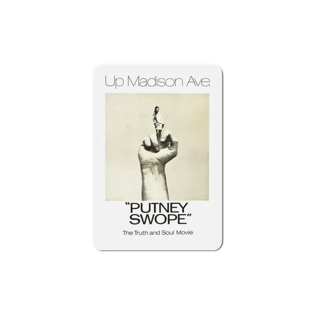 Putney Swope 1969 Movie Poster Refrigerator Magnet 5 Inch - The Sticker Space