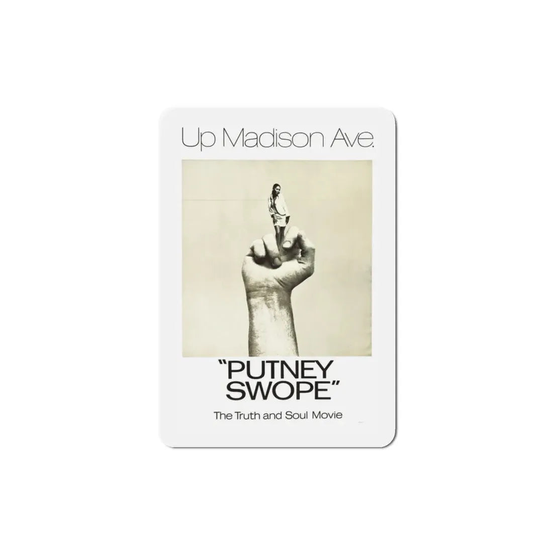 Putney Swope 1969 Movie Poster Refrigerator Magnet - The Sticker Space