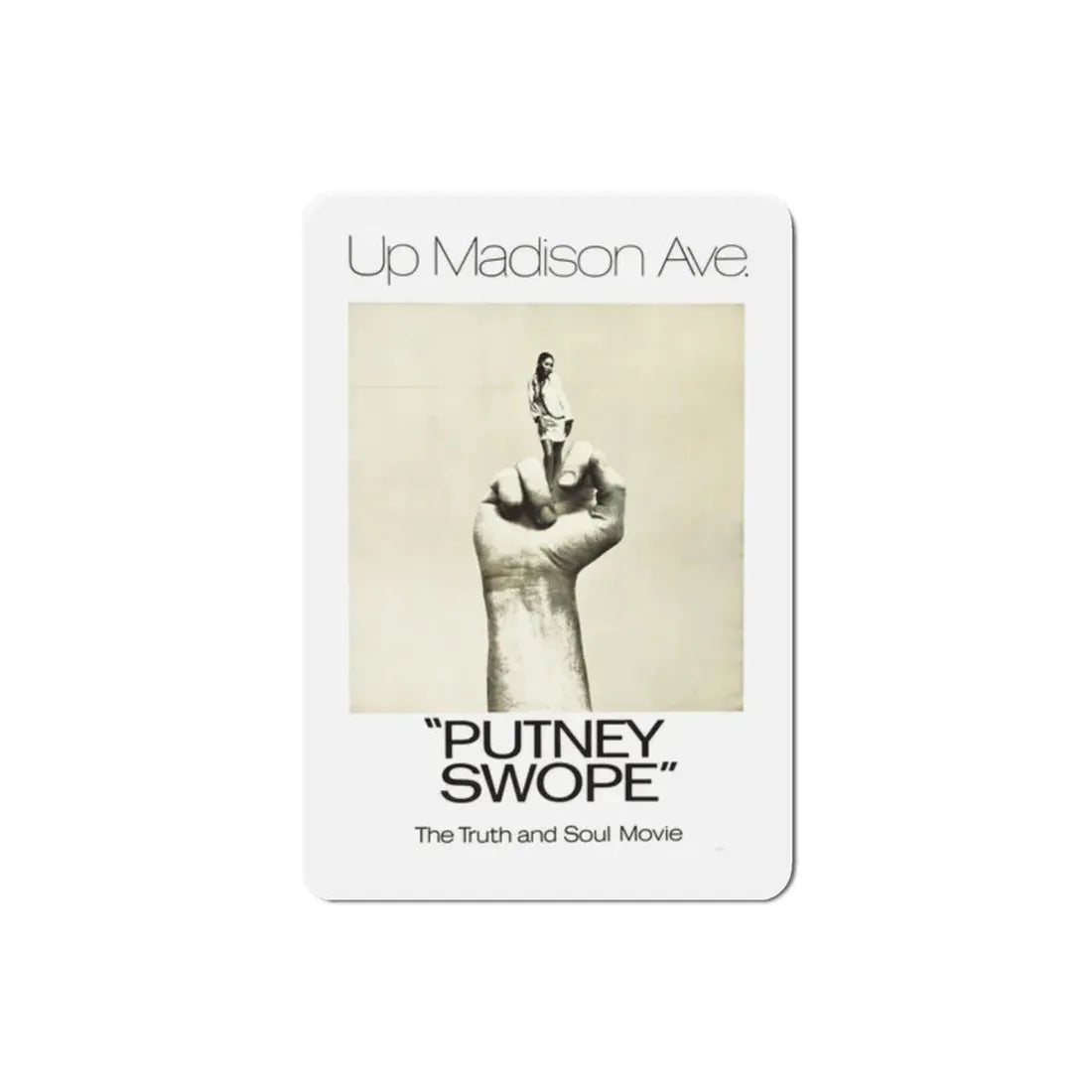 Putney Swope 1969 Movie Poster Refrigerator Magnet - The Sticker Space