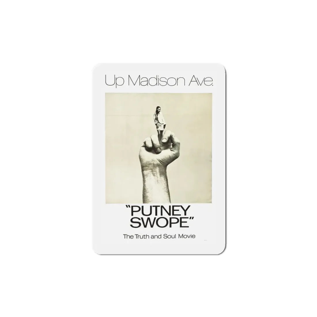 Putney Swope 1969 Movie Poster Refrigerator Magnet - The Sticker Space