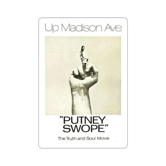 Putney Swope 1969 Movie Poster STICKER Vinyl Die-Cut Decal 6 Inch - The Sticker Space