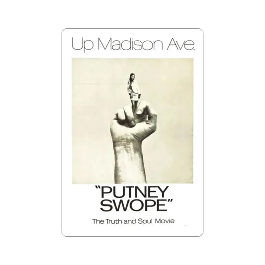 Putney Swope 1969 Movie Poster - STICKER Vinyl Kiss-Cut Decal 2 Inch White - The Sticker Space