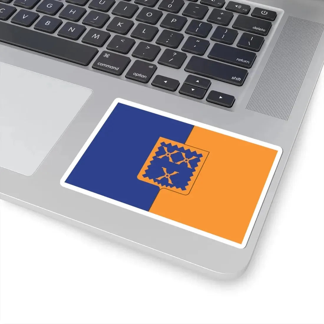 Putte vlag (Belgium) STICKER Vinyl Kiss-Cut Decal - The Sticker Space