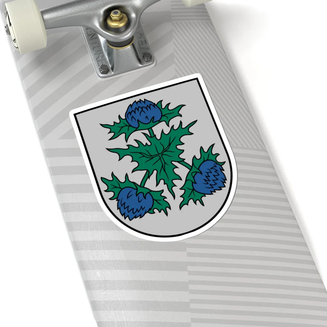 Pāvilostas novads COA (Latvia) (Coat of Arms) STICKER Vinyl Kiss-Cut Decal - The Sticker Space