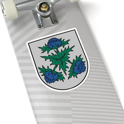 Pāvilostas novads COA (Latvia) (Coat of Arms) STICKER Vinyl Kiss-Cut Decal - The Sticker Space