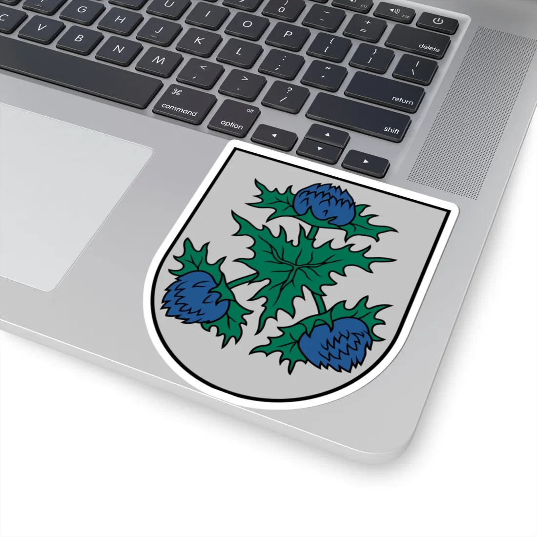 Pāvilostas novads COA (Latvia) (Coat of Arms) STICKER Vinyl Kiss-Cut Decal - The Sticker Space