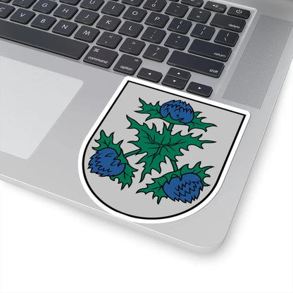 Pāvilostas novads COA (Latvia) (Coat of Arms) STICKER Vinyl Kiss-Cut Decal - The Sticker Space