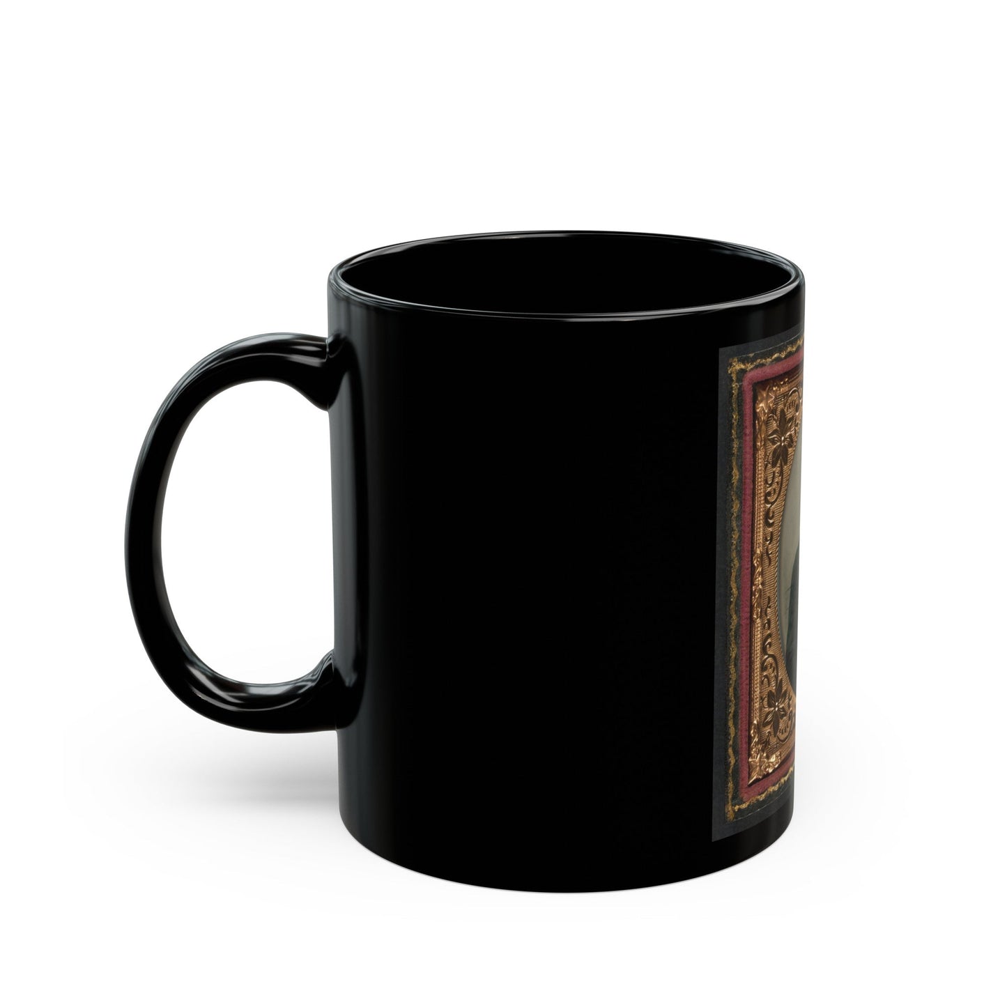 Pvt. Edward H. Clark Of Company G, 12th New Hampshire Volunteers (U.S. Civil War) Black Coffee Mug-The Sticker Space