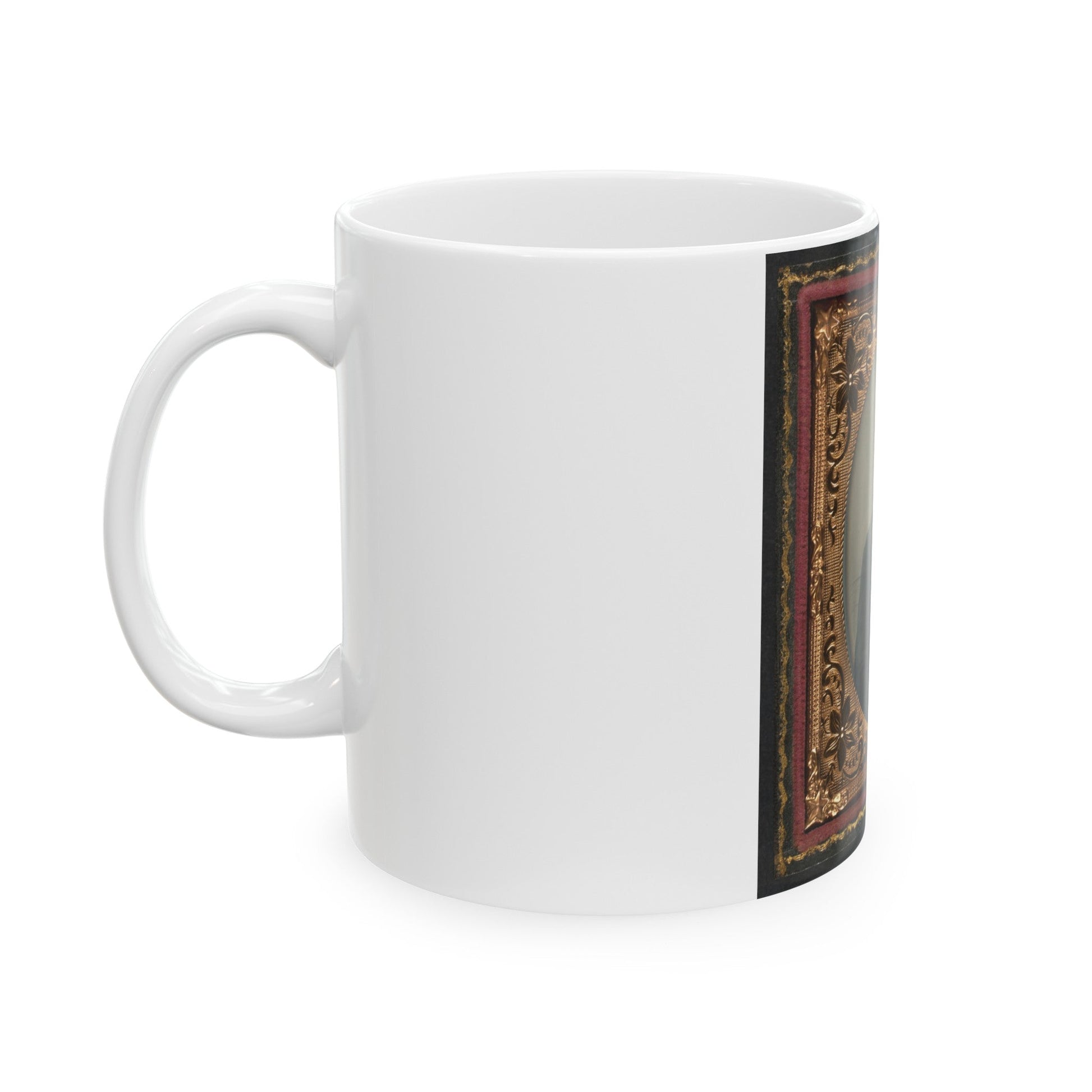 Pvt. Edward H. Clark Of Company G, 12th New Hampshire Volunteers (U.S. Civil War) White Coffee Mug-The Sticker Space