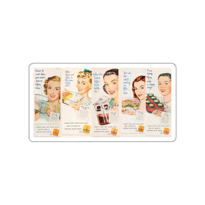 Pyrex 1940s ads (Magazine Illustration) STICKER Vinyl Die-Cut Decal - The Sticker Space