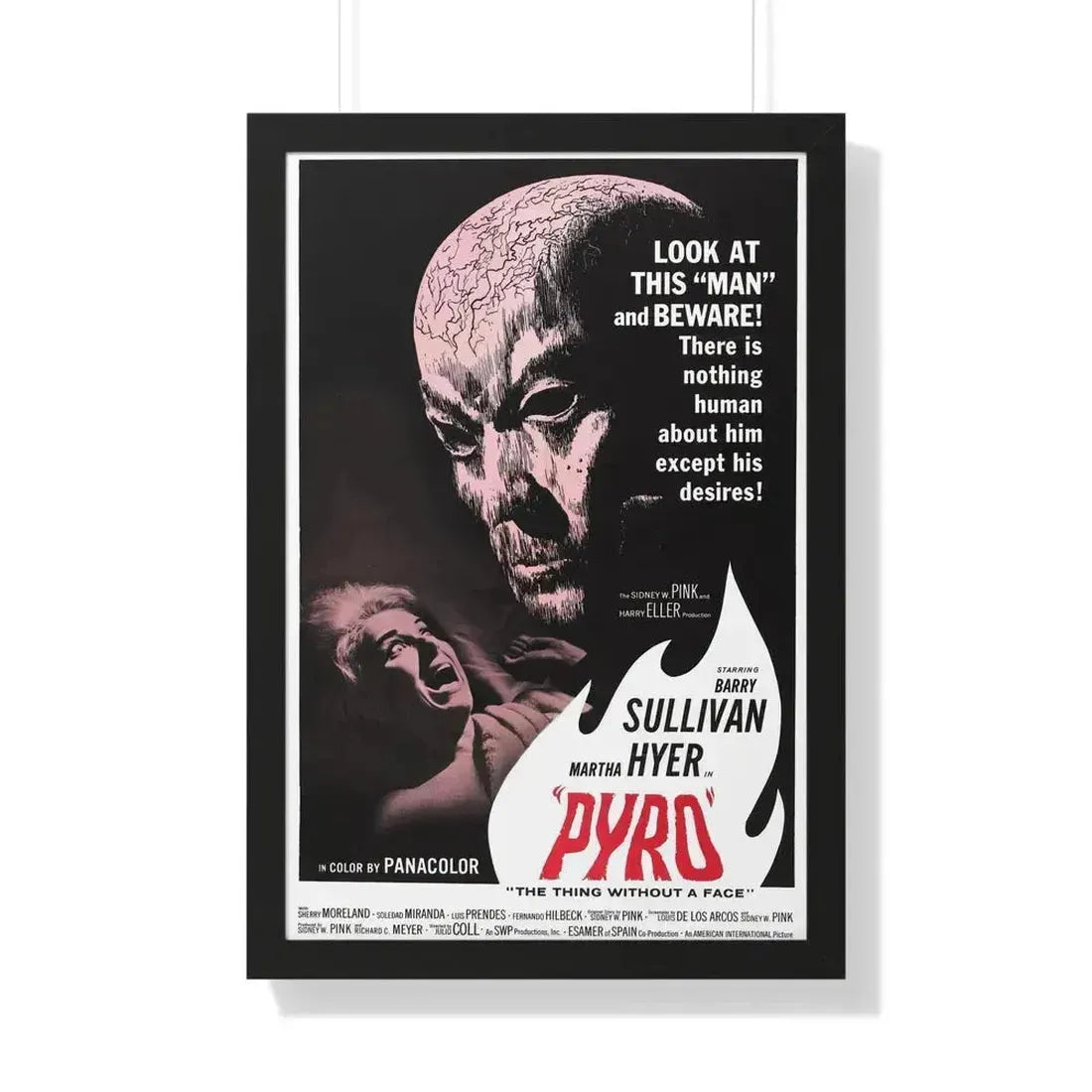 PYRO 1964 - Framed Movie Poster 20" x 30" Black - The Sticker Space