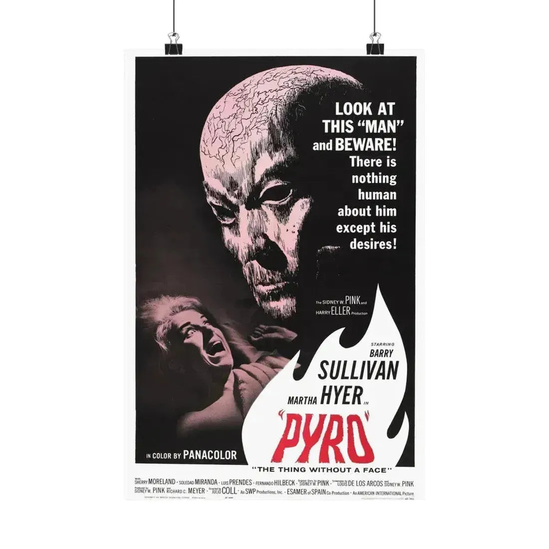 PYRO 1964 - Paper Movie Poster 12″ x 18″ Matte - The Sticker Space