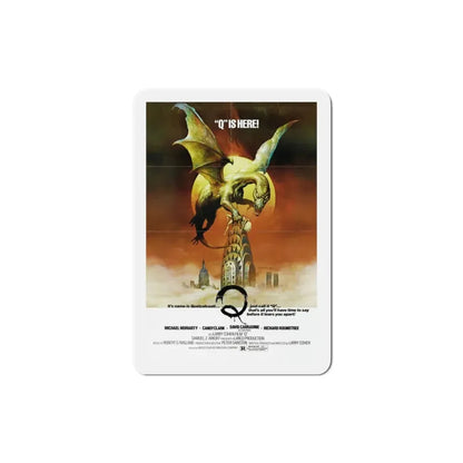 Q 1982 Movie Poster Refrigerator Magnet 3 Inch - The Sticker Space