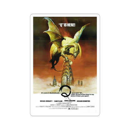 Q 1982 Movie Poster STICKER Vinyl Die-Cut Decal-2 Inch-The Sticker Space