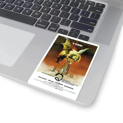 Q 1982 Movie Poster - STICKER Vinyl Kiss-Cut Decal - The Sticker Space