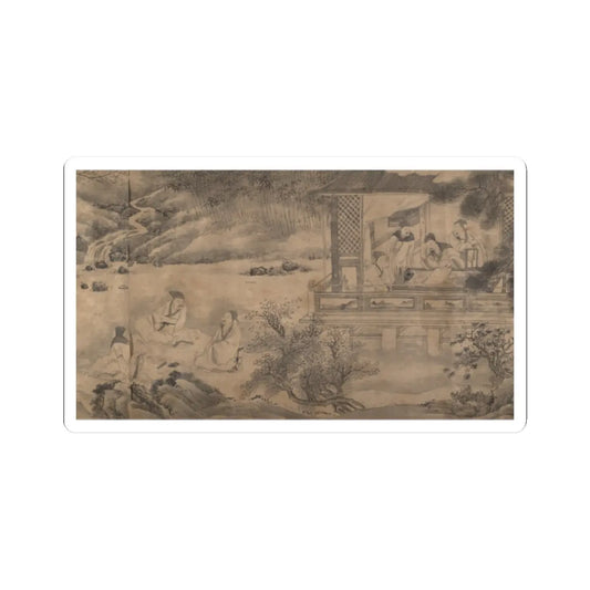 Qian Gong - Gathering at the Orchid Pavilion - dated 1607 v1 - STICKER Vinyl Kiss-Cut Decal