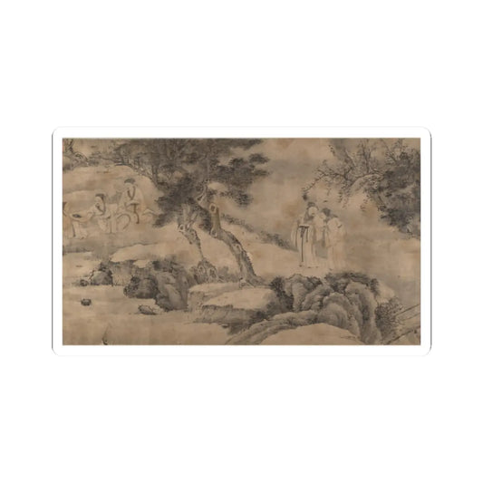 Qian Gong - Gathering at the Orchid Pavilion - dated 1607 v13 - STICKER Vinyl Kiss-Cut Decal