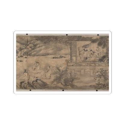Qian Gong - Gathering at the Orchid Pavilion - dated 1607 v8 - STICKER Vinyl Kiss-Cut Decal