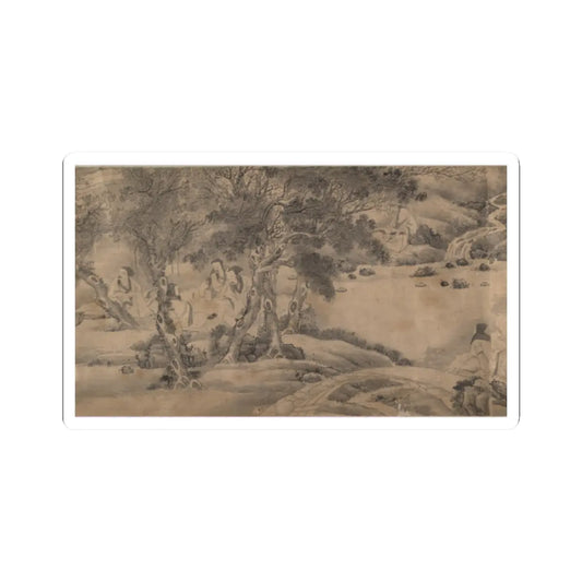 Qian Gong - Gathering at the Orchid Pavilion - dated 1607 v9 - STICKER Vinyl Kiss-Cut Decal