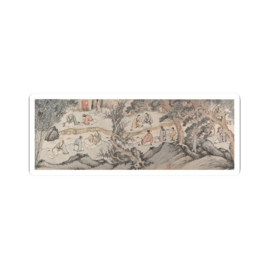 Qian Gu - Gathering at the Orchid Pavilion - 1560 v1 - STICKER Vinyl Kiss-Cut Decal