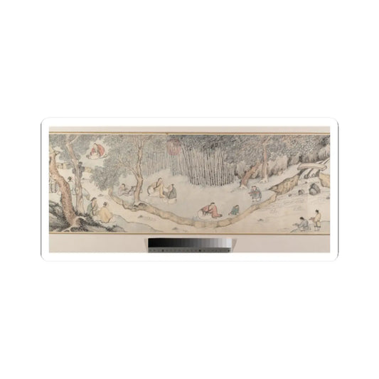 Qian Gu - Gathering at the Orchid Pavilion - 1560 v7 - STICKER Vinyl Kiss-Cut Decal