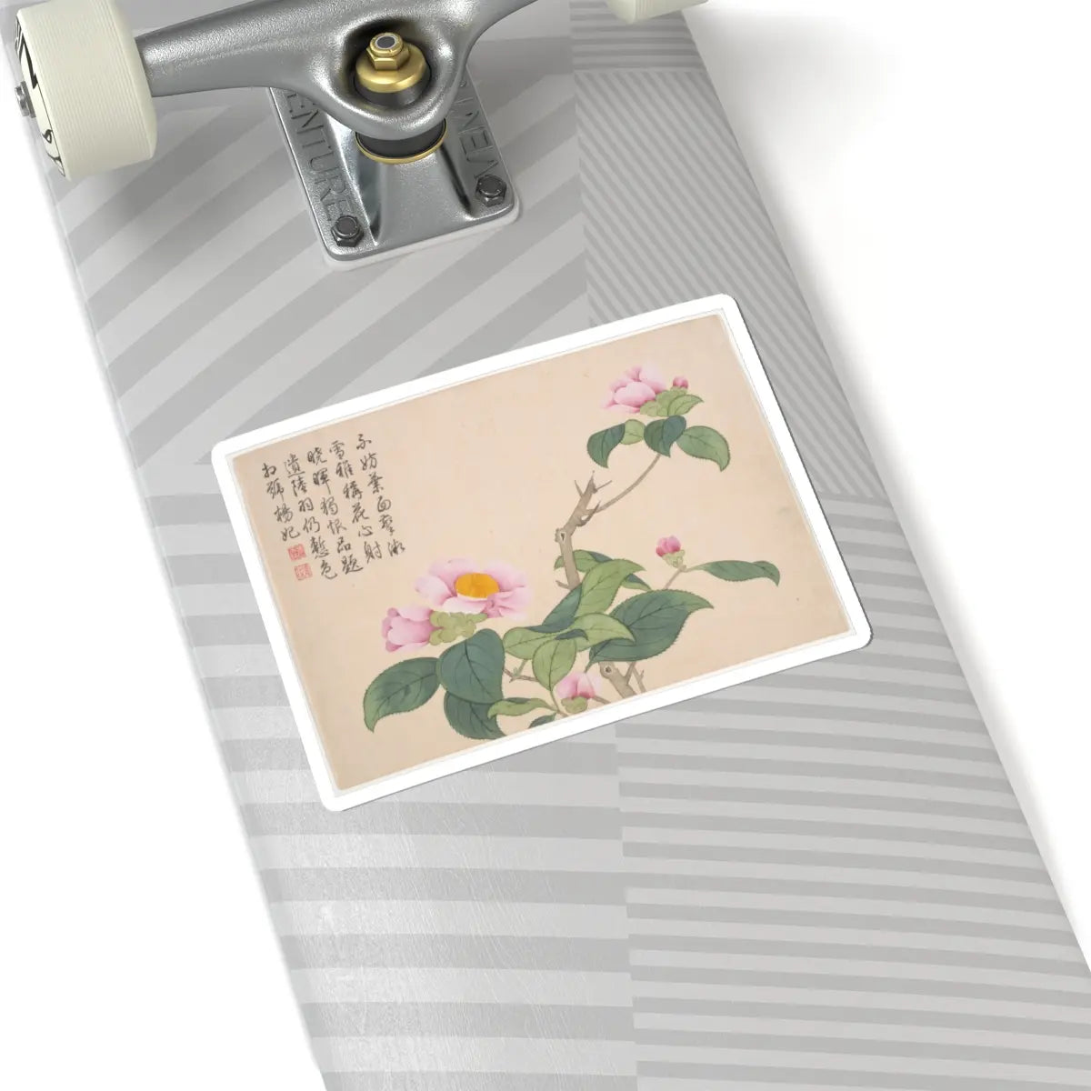 Qian Weicheng - Winter landscapes and flowers - unknown v7 - STICKER Vinyl Kiss-Cut Decal