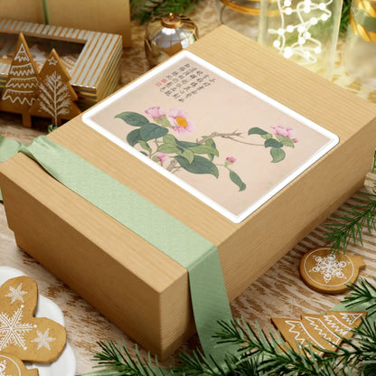 Qian Weicheng - Winter landscapes and flowers - unknown v7 - STICKER Vinyl Kiss-Cut Decal