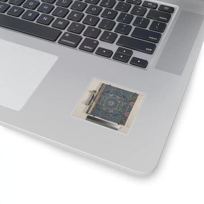 Qianlong Emperor - Two Paintings of Deer Antlers - dated 1762 and 1767 v2 - STICKER Vinyl Kiss-Cut Decal