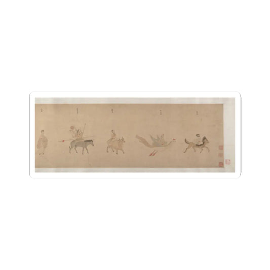Qiu Ying - Divinities of the Planets and Constellations - 16th century v1 - STICKER Vinyl Kiss-Cut Decal