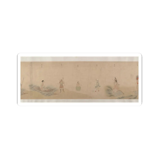 Qiu Ying - Divinities of the Planets and Constellations - 16th century v11 - STICKER Vinyl Kiss-Cut Decal