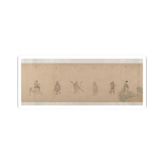 Qiu Ying - Divinities of the Planets and Constellations - 16th century v12 - STICKER Vinyl Kiss-Cut Decal