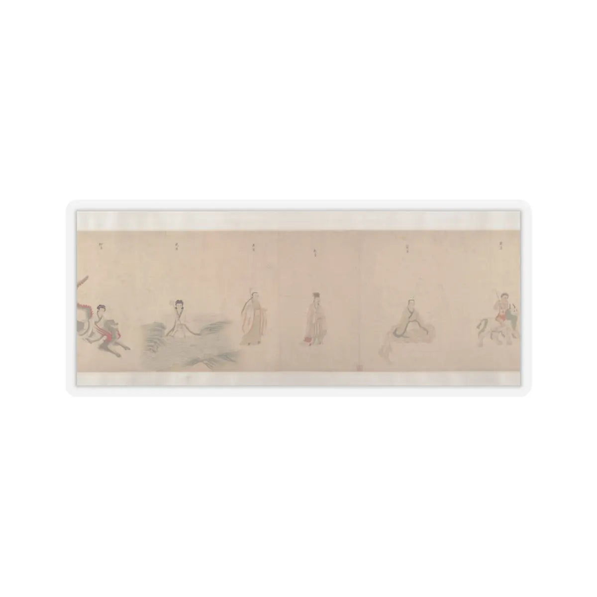 Qiu Ying - Divinities of the Planets and Constellations - 16th century v13 - STICKER Vinyl Kiss-Cut Decal