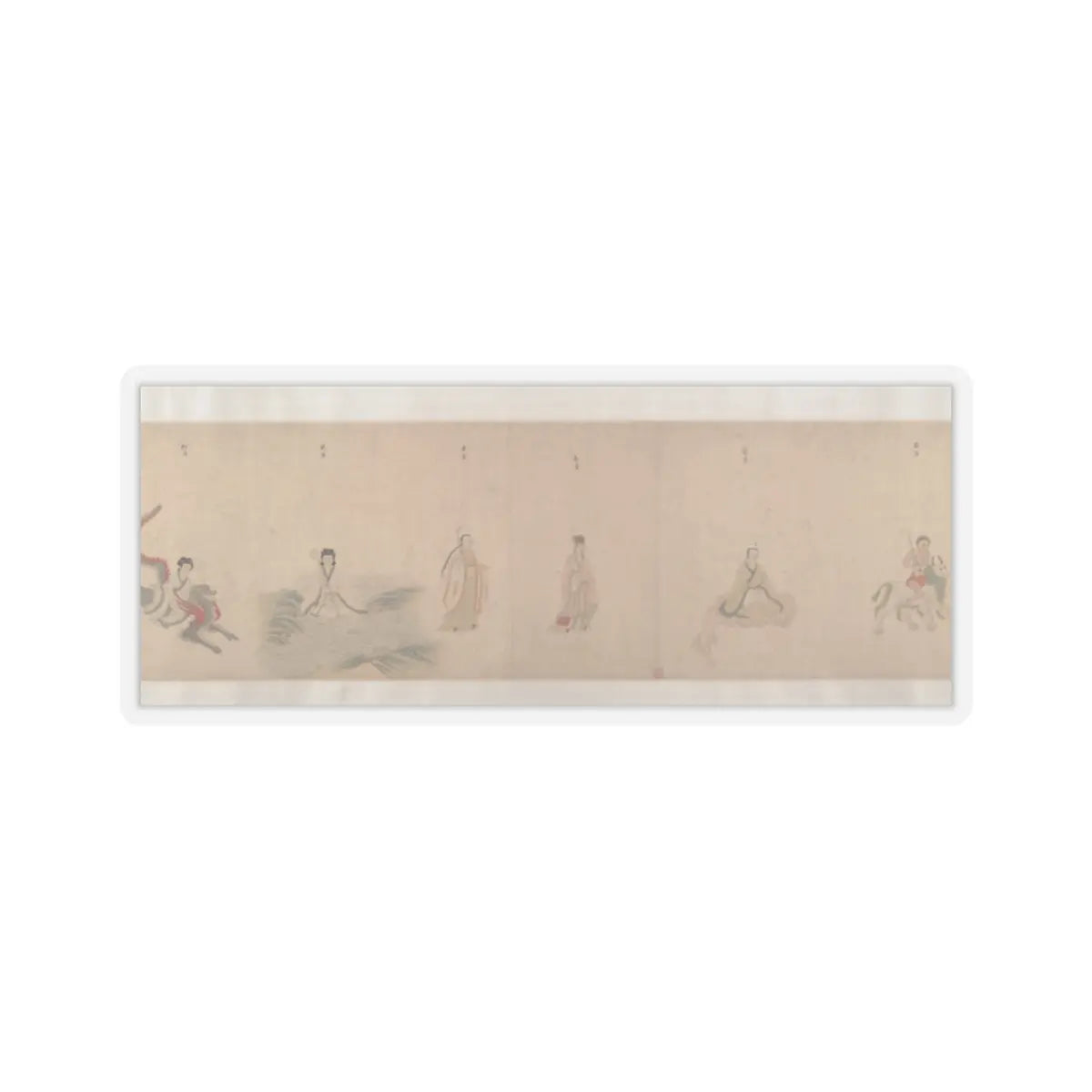 Qiu Ying - Divinities of the Planets and Constellations - 16th century v13 - STICKER Vinyl Kiss-Cut Decal