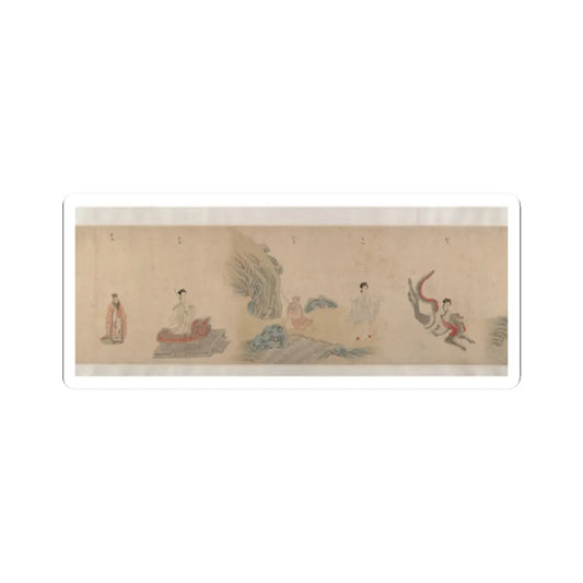 Qiu Ying - Divinities of the Planets and Constellations - 16th century v14 - STICKER Vinyl Kiss-Cut Decal