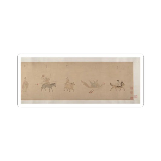 Qiu Ying - Divinities of the Planets and Constellations - 16th century v8 - STICKER Vinyl Kiss-Cut Decal