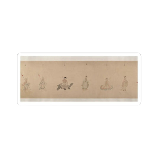 Qiu Ying - Divinities of the Planets and Constellations - 16th century v9 - STICKER Vinyl Kiss-Cut Decal