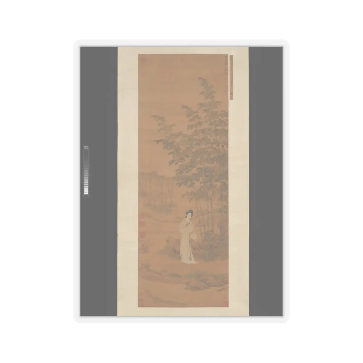 Qiu Ying - Lady in a bamboo grove - unknown v1 - STICKER Vinyl Kiss-Cut Decal