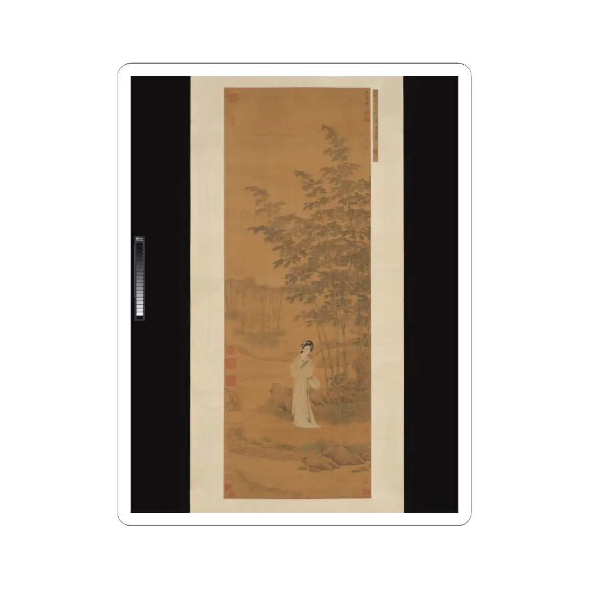 Qiu Ying - Lady in a bamboo grove - unknown v1 - STICKER Vinyl Kiss-Cut Decal