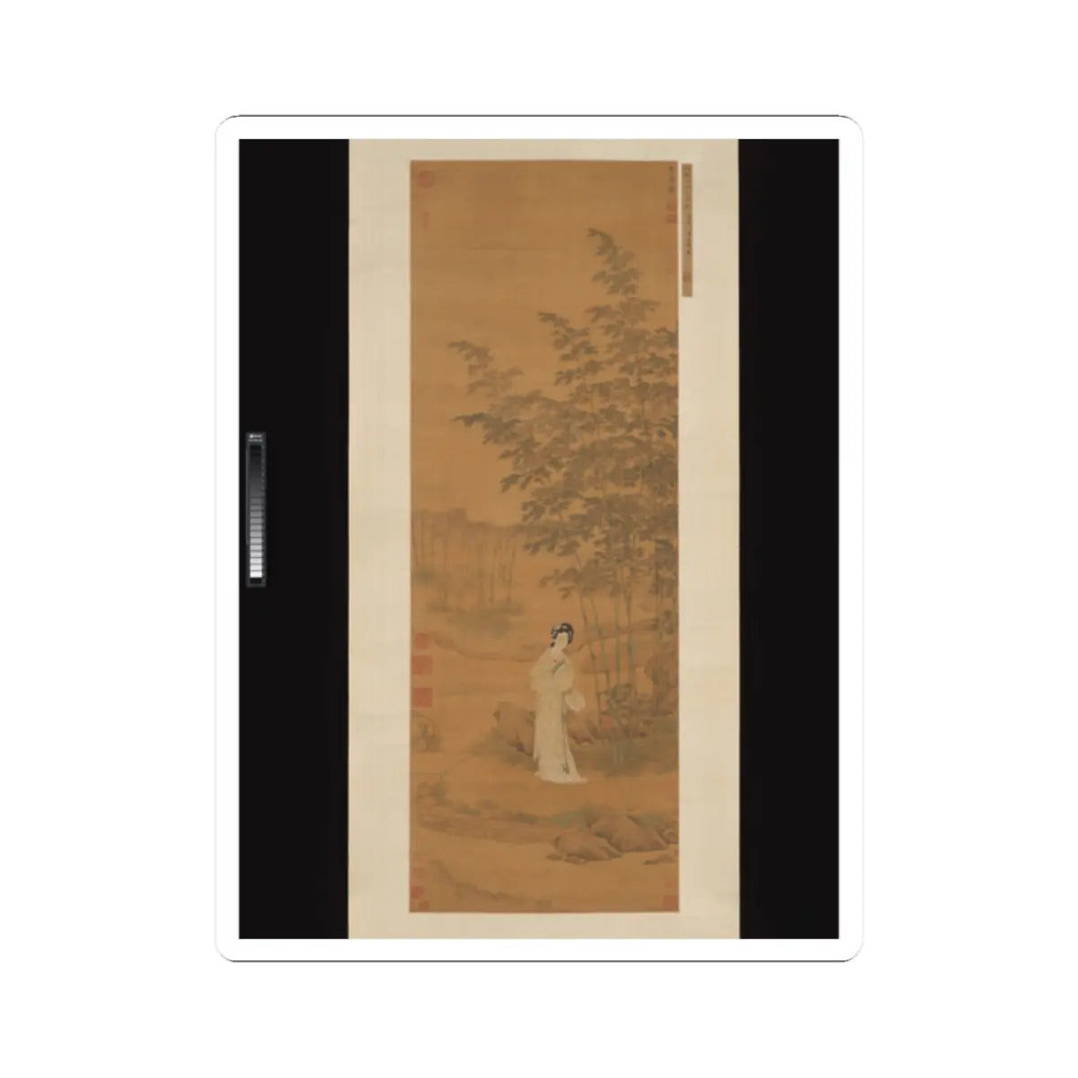 Qiu Ying - Lady in a bamboo grove - unknown v1 - STICKER Vinyl Kiss-Cut Decal
