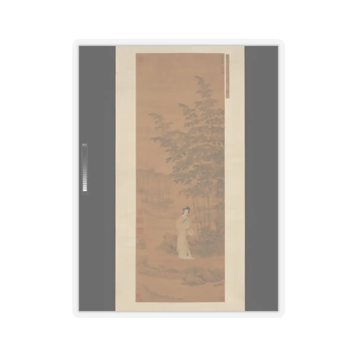 Qiu Ying - Lady in a bamboo grove - unknown v1 - STICKER Vinyl Kiss-Cut Decal