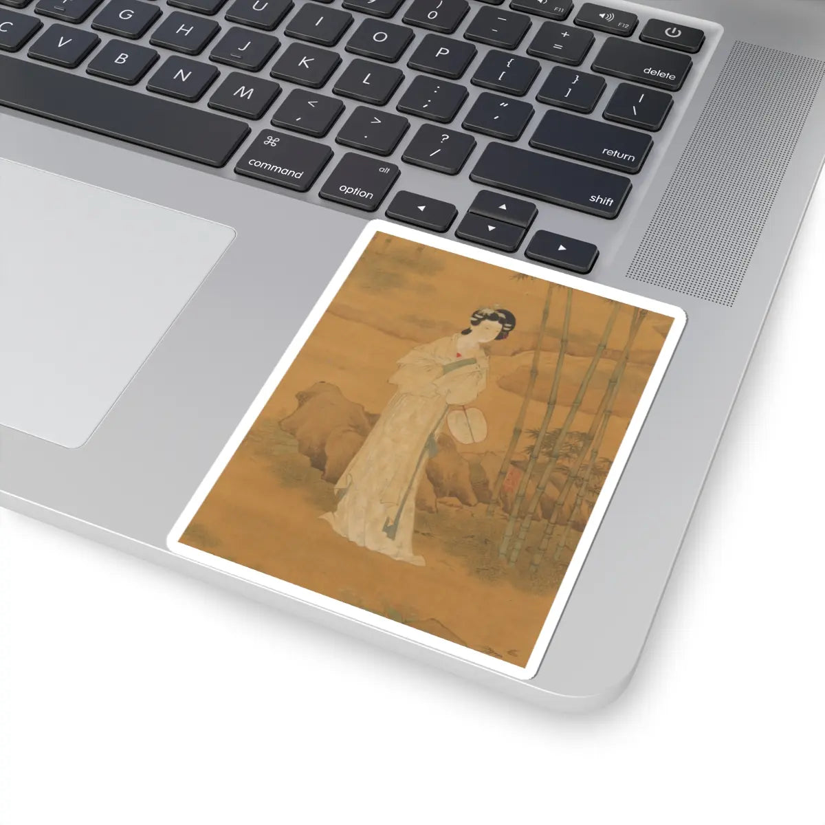 Qiu Ying - Lady in a bamboo grove - unknown v3 - STICKER Vinyl Kiss-Cut Decal