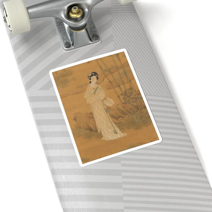 Qiu Ying - Lady in a bamboo grove - unknown v3 - STICKER Vinyl Kiss-Cut Decal