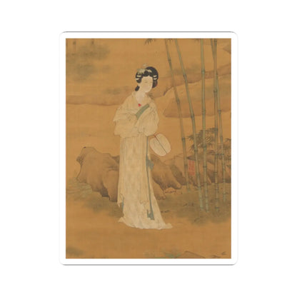 Qiu Ying - Lady in a bamboo grove - unknown v3 - STICKER Vinyl Kiss-Cut Decal