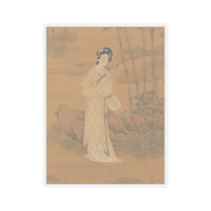 Qiu Ying - Lady in a bamboo grove - unknown v3 - STICKER Vinyl Kiss-Cut Decal